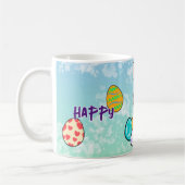 Paaskonijn op paaseieren koffiemok (Links)