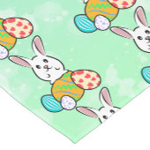 Paaskonijn op paaseieren korte tafelloper (Hoek)