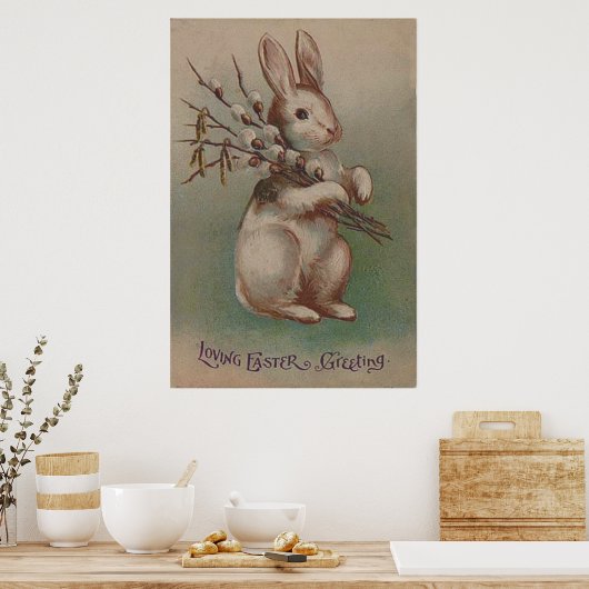  paaskonijn poster (Keuken)