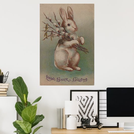  paaskonijn poster (Thuiskantoor)