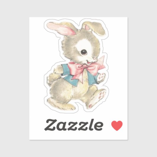  paaskonijn sticker (Vel)
