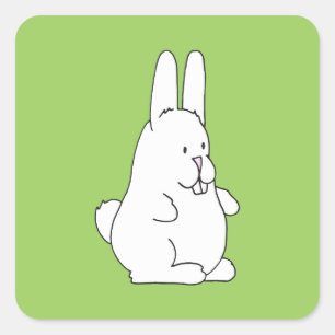 Paaskonijn Vierkante Sticker