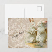 paaskonijnen briefkaart (Voorkant / Achterkant)