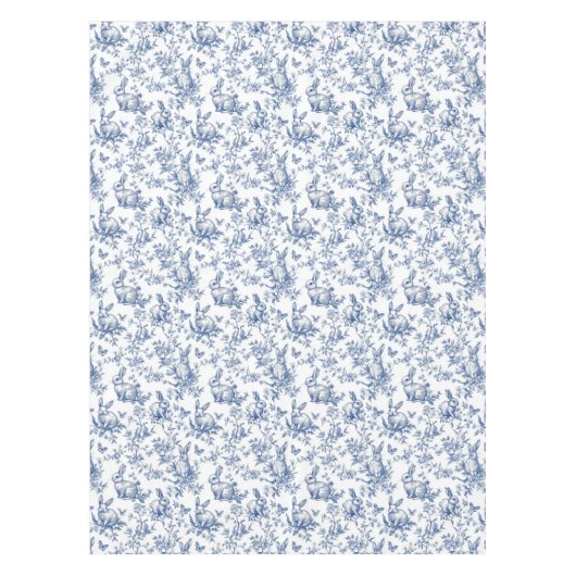 Paaskonijnen Chinoiserie Pattern Tafelkleed (Voorkant)