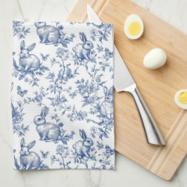 Paaskonijnen Chinoiserie Pattern Theedoek