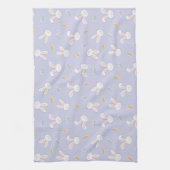 Paaskonijnen en wortels Lavendel Lente Theedoek (Verticaal)