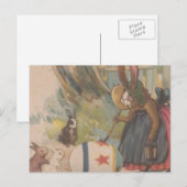 paaskonijnen feestdagenkaart (Voorkant / Achterkant)