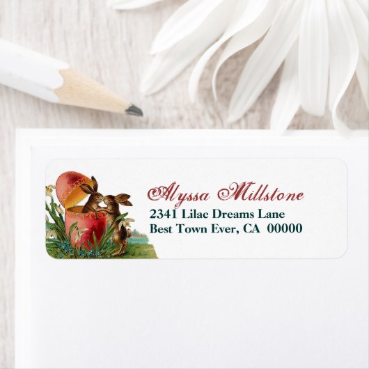  paaskonijnen kussen adreslabel v2 etiket (Insitu)