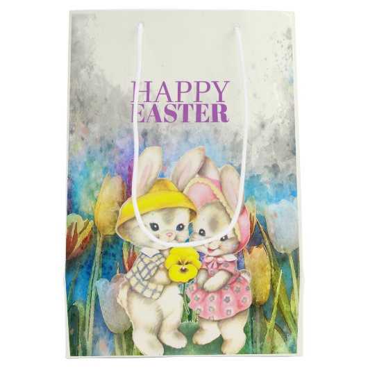 Paaskonijnen Medium Cadeauzakje (Achterkant)