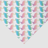 Paaskonijnen met zachte kleuren tissuepapier (Detail)