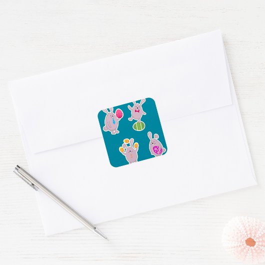 Paaskonijnen Stickers