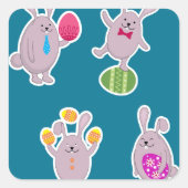 Paaskonijnen Stickers (Voorkant)