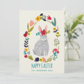 Paaskonijnenbloem Kaart (Staand voorkant)