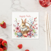 Paaskonijneneieren en -Waterverven - Servet (Insitu)