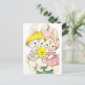  Paaskonijnenkinderen Briefkaart (Staand voorkant)