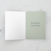 paaskonijnenkonijn met wilgen tak feestdagen kaart (Binnen)