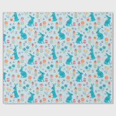 Paaskonijnenpakpapier Cadeaupapier (Vlak)