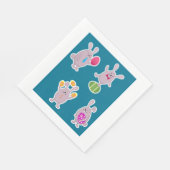 Paaskonijnenpapier Napkins Servet (Hoek)