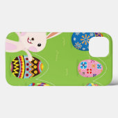 Paaskonijntje met geverfde eieren Case-Mate iPhone case (Achterkant (horizontaal))