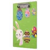 Paaskonijntje met geverfde eieren klembord (Links)