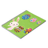 Paaskonijntje met geverfde eieren notitieboek (Linkerzijde)