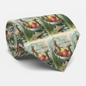 paaskonijntjes in een boot met paaseieren stropdas (Opgerold)