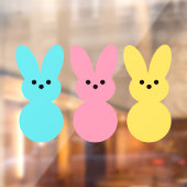 Paaskonijntjes Kleur Pop Venster Cling Raamsticker (Vel 2)