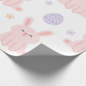 Paaskonijntjes & Paaseieren Cadeaupapier (Hoek)