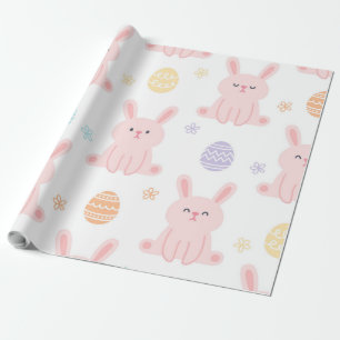 Paaskonijntjes & Paaseieren Cadeaupapier