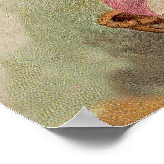 Paaskorenvloeren Antiek Poster (Hoek)