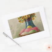 Paaskorenvloeren Antiek Rechthoekige Sticker (Envelop)