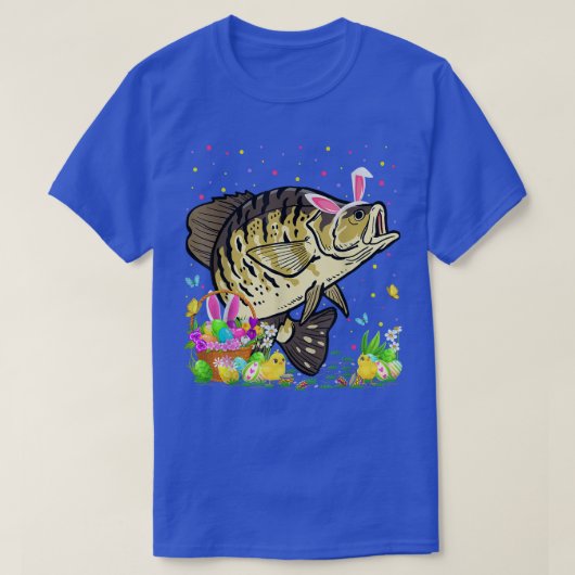 Paaskorrelvis Bunny Egg Hunting Crappie East T-shirt (Design voorkant)