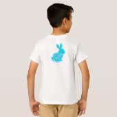 Paaskraag Kinderen Blauwe vrachtwagen T-shirt (Achterkant volledig)