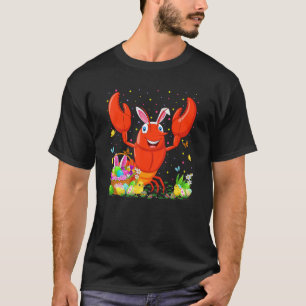 Paaskraaivis Bunny Egg Crawfish Paasrooster T-shirt