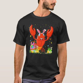 Paaskraaivis Bunny Egg Crawfish Paasrooster T-shirt