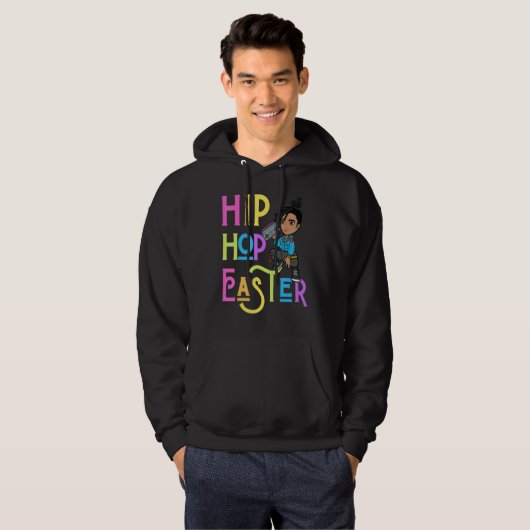 Paaskraamkliniek Dab Holiday Funny Kind B Hoodie (Voorkant volledig)