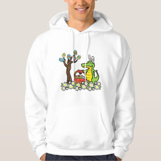 Paaskrokodille Bunny Eigroeiboom Alligator Boys Gi Hoodie