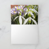 Paaskrokus Wenskaart Feestdagen Kaart (Binnen)