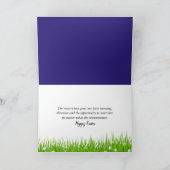 Paaskroon van Thorns en Kruis Feestdagen Kaart (Binnen)