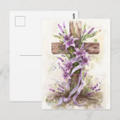 Paaskruis Briefkaart (Voorkant / Achterkant)