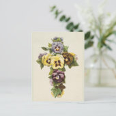  paaskruis briefkaart (Staand voorkant)