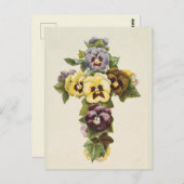  paaskruis briefkaart (Voorkant / Achterkant)