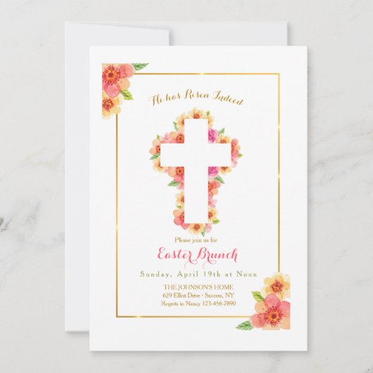 Paaskruis Kaart (Voorkant)