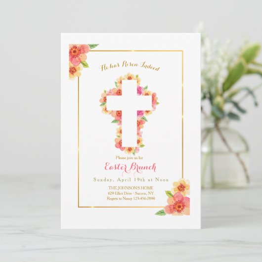 Paaskruis Kaart (Staand voorkant)