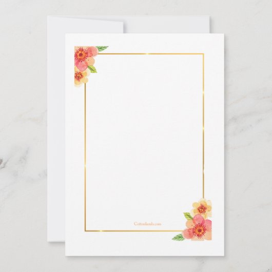 Paaskruis Kaart (Achterkant)