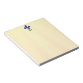 Paaskruis met Bluebells Notitieblok (Schuin)