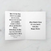  paaskruis met gedicht Kaart (Binnen)