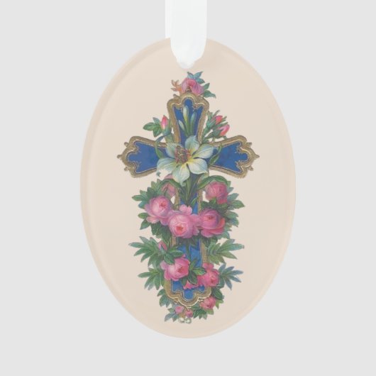 Paaskruis met Lily Ornament (voorkant)