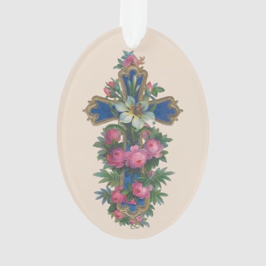 Paaskruis met Lily Ornament (achterkant)