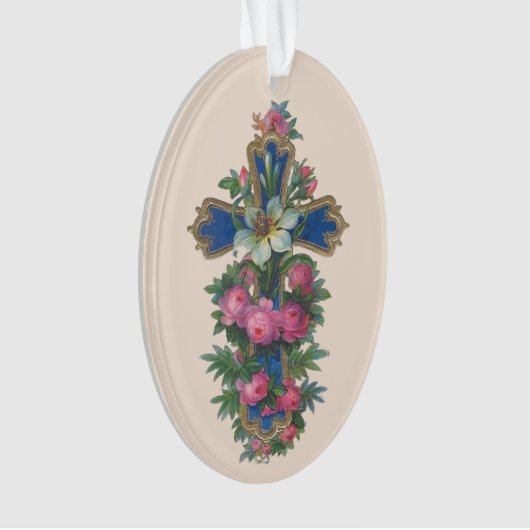 Paaskruis met Lily Ornament (voorkant)